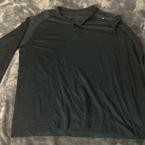 Lulu's Dark green Long Sleeve Shirt